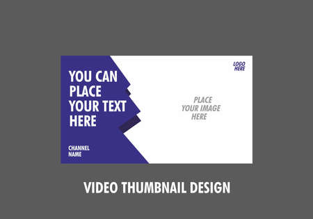 Unique and colorful video thumbnail designのイラスト素材