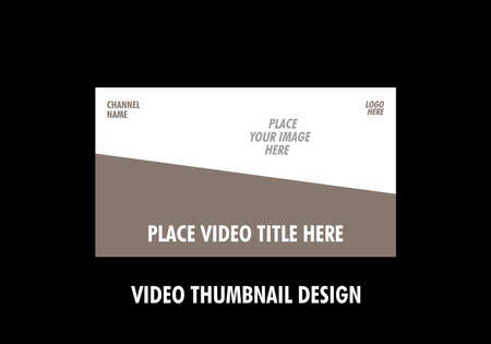 Colorful graphic of video thumbnail designのイラスト素材