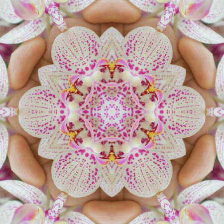 Colorful and unique abstract mirror background design