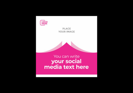 Modern and colorful social media post designのイラスト素材