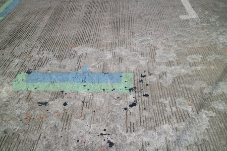 a photo of a texture of concrete road