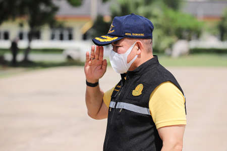 Chachoengsao, THAILAND - June 25, 2021: Capt. Thamanat Prompow, Deputy Minister of Agriculture and...