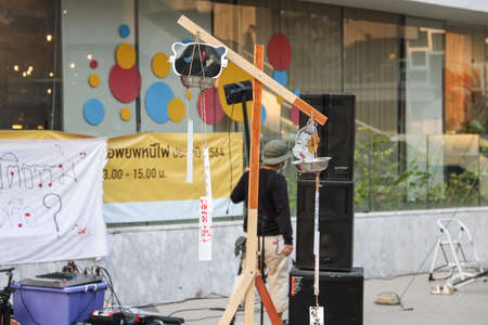 Bangkok, THAILAND - December 7, 2021: T'Challa group organizes an event on the occasion an...