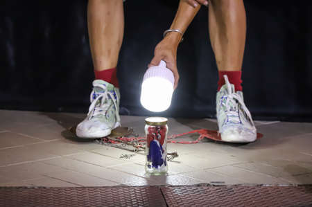 Bangkok, THAILAND - December 10, 2021: People Go network group organizes activities People GO Face'TiVal Ratthammanoon Remembrance on Constitution Day In front of the Bangkok Art and Culture Centre.のeditorial素材