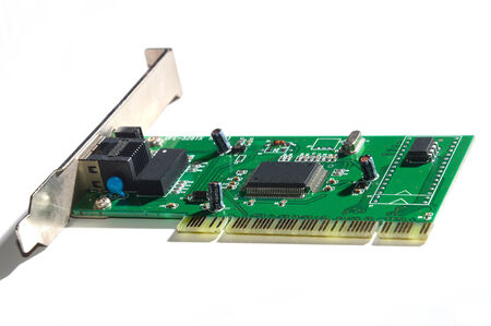Network card for computerの写真素材