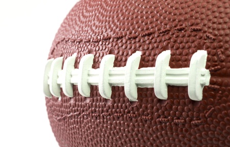 A particular of an American Football Ballの写真素材