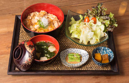 OYAKODON setの写真素材