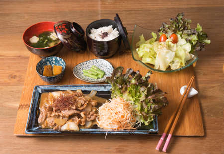 SHOGAYAKI setの写真素材