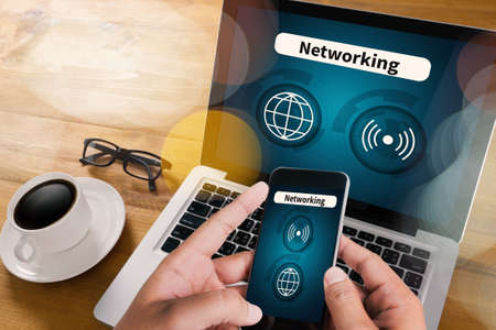 Internet Network  Icon Smart Buttons Icon, NETWORKINGの写真素材