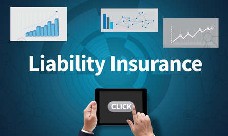 Form Document  Liability Insurance Money RIsk  Computing Computer  flare sun, Cropped image male freelancer sitting at the table Silhouette and filter sun, on the tablet pc screen held by businessman hands - online, top viewの写真素材