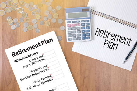 Retirement Plan Loan Liability Tax Form to Retirement Planの写真素材