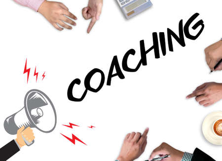 COACHING (Guide Instructor Leader Manager Tutor )の写真素材