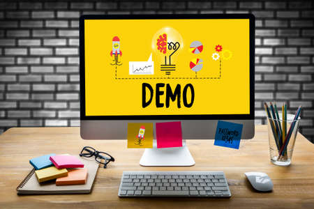 DEMO (Demo Preview  Ideal)  Trial Ideal and Demo Previewの写真素材