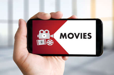 Entertainment Events Digital Media Movie Theater cinema watchingの写真素材