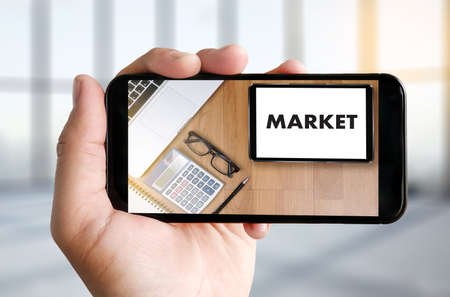 Finance bar graph chart investment money Wealth Investment Finance Economy Auditの写真素材