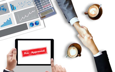 Pre-Approved Choice Mark Selection CUSTOMIZE Status Option and CUSTOMSの写真素材