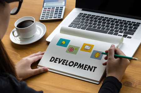 Business Plan DEVELOPMENT Entrepreneurship Success Marketing Conceptの写真素材