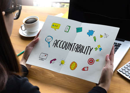 Accountability Savings Account Money Global Finance  calculate the numbersの写真素材