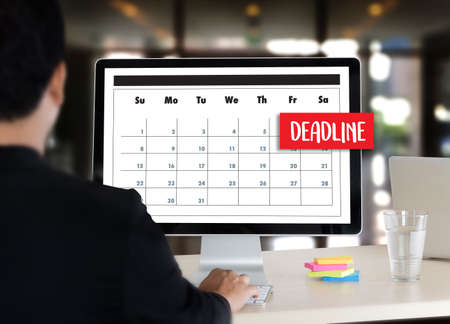 Calendar and DEADLINE Planner Organization Management Remindの写真素材