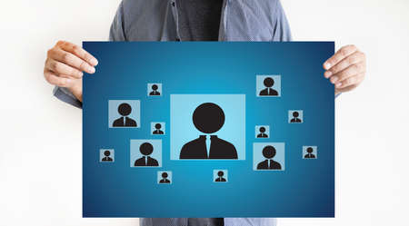 RESOURCES and Human Resources Business Profession Graphicの写真素材