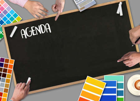 Agenda Activity Information Calendar Events and Meeting Appointmentの写真素材