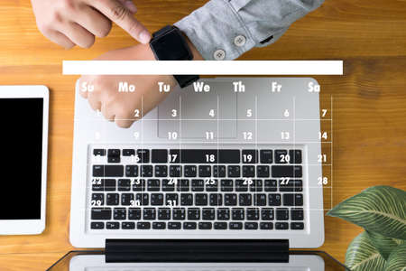 Appointment Reminder to Calendar and Organizer Agendaの写真素材