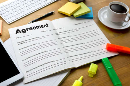 Employment Application Agreement Form ,application for employmentの写真素材