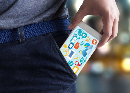 DIGITAL MARKETING new startup project ,  Interactive channels , Business innovation technology workの写真素材