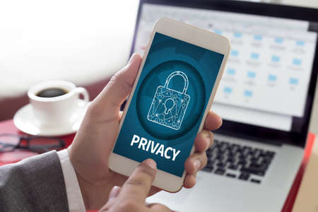 Privacy Access login PERFORMANCE Identification Password Passcode and Privacyのeditorial素材