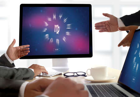 Horoscope Astrology Zodiac Traditional Prediction Fortune Sign Love astrology Myth Stars Symbolの写真素材