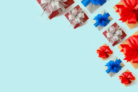 gift box Christmas happy Holiday greeting card anniversary  Christmas, new year, valentine dayの写真素材