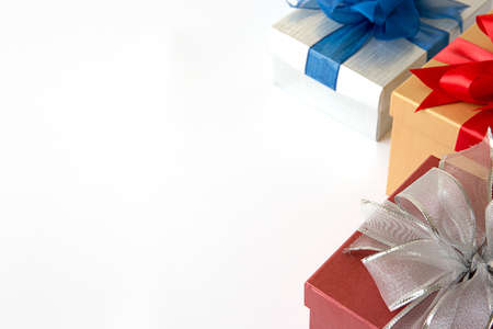 gift box Christmas happy Holiday greeting card anniversary  Christmas, new year, valentine dayの写真素材