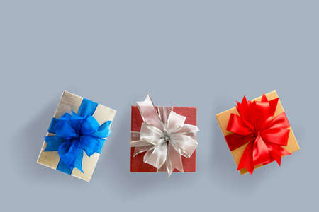 gift box Christmas happy Holiday greeting card anniversary  Christmas, new year, valentine dayの写真素材