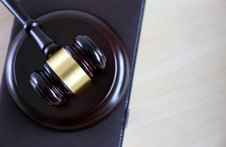 justice and law concept  judge  the gavel,working with digital computer law firms giving confidenceの写真素材