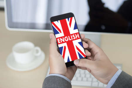 ENGLISH ( British England Language Education ) do you speak english?の写真素材