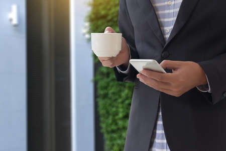 Mail Communication Connection message to mailing contacts phone Global Letters Conceptの写真素材