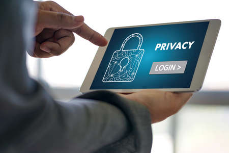 Privacy Access login PERFORMANCE Identification Password Passcode and Privacyの写真素材