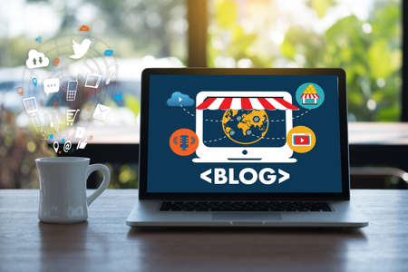 Networking chat Communication Online Social media social networkの写真素材