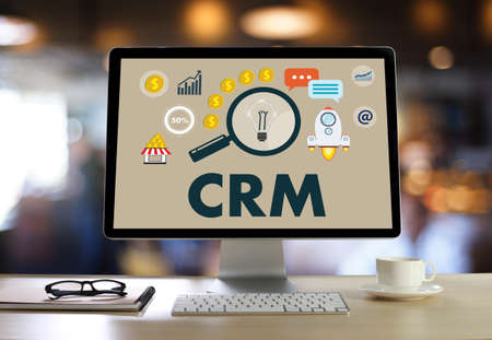 Business Customer CRM Management Analysis Service Concept managementの写真素材