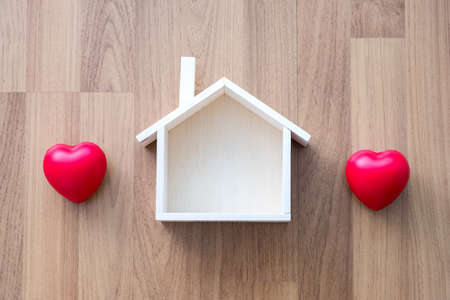 Home sweet home copy space Handmade home Shaped symbol houseの写真素材