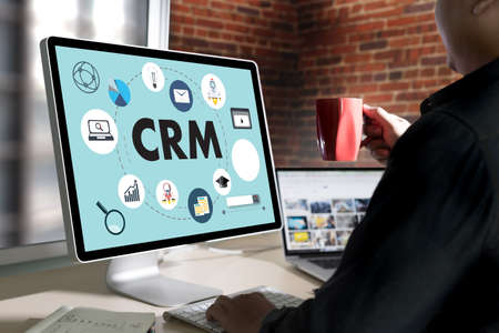 Business Customer CRM Management Analysis Service Concept managementの写真素材