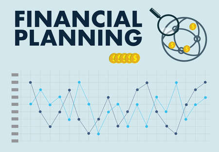 financial planning Retirement planning woman and man at retirement  with consultant or adviserの写真素材