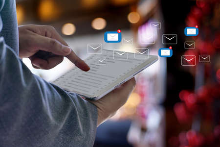 Mail Communication Connection message to mailing contacts inbox to view the pending e-mail...
