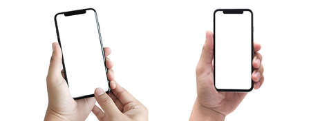 new phone Technology smartphone with blank screen and modern frame less design