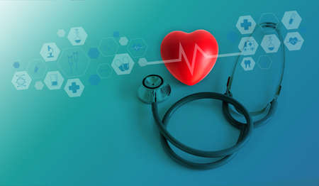 Healthcare Medical examination  business graph marketing analysis report healthの写真素材