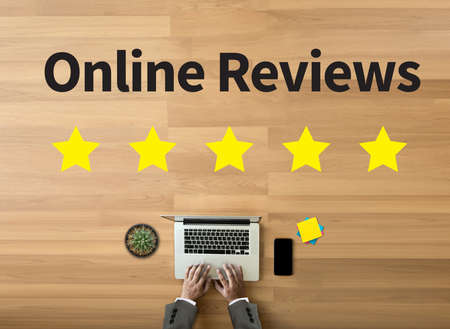Online Reviews Evaluation time for review  Inspection Assessment Auditingの写真素材