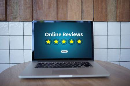 Online Reviews Evaluation time for review  Inspection Assessment Auditingの写真素材