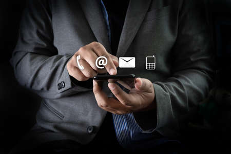 CONTACT US (Customer Support Hotline people CONNECT ) Call Customer Supportの写真素材