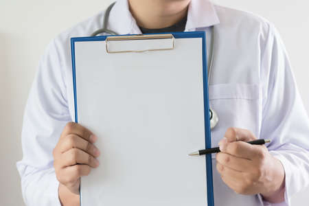 doctor workhard patient and notes medical copy spaceの写真素材