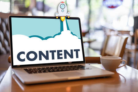 content marketing Content Data Blogging Media Publication Information Vision Concept